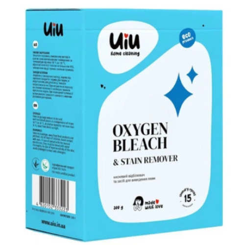 Засіб для видалення плям UIU Oxygen Bleach & Stain Remover, 300 г